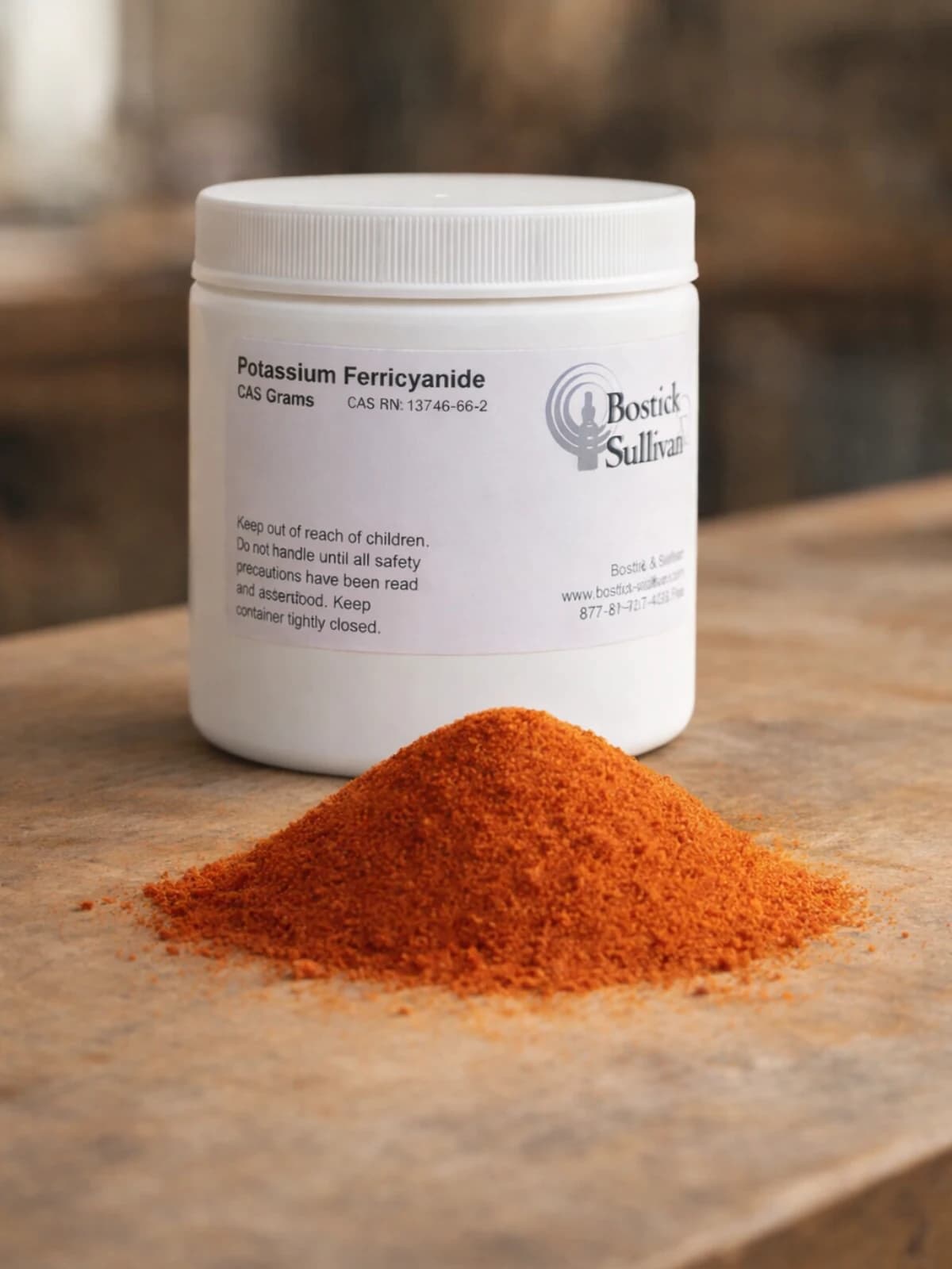 Dichromate sensitizer.